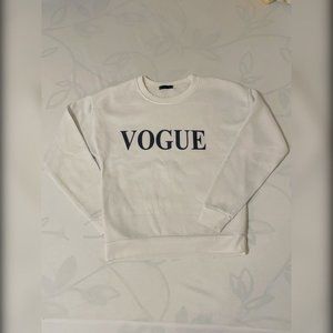 White "Vogue" Sweatshirt